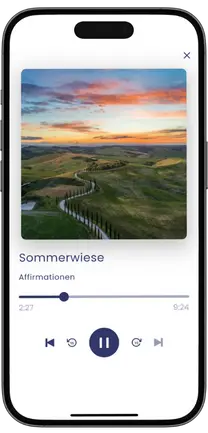 LUMEUS App - Sommerwiese Affirmationen