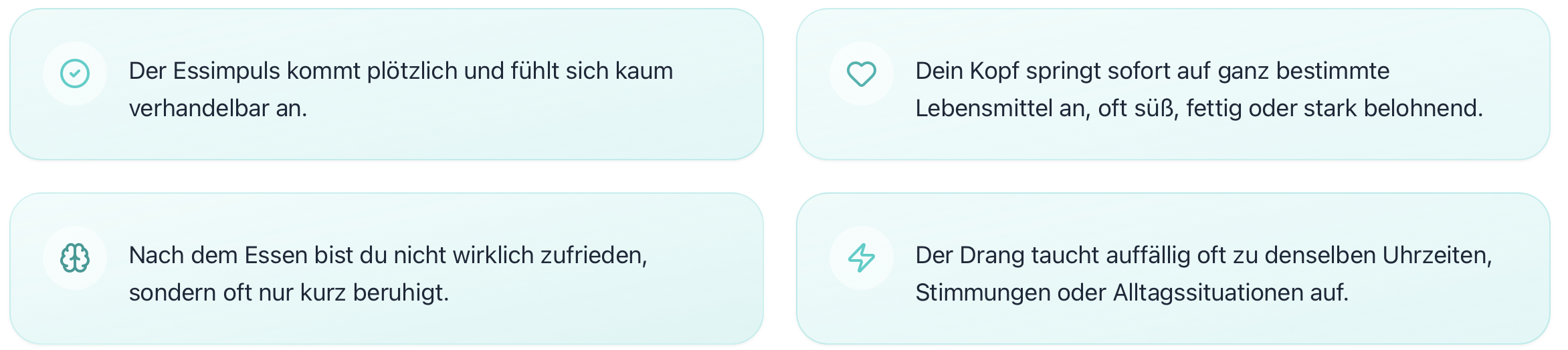 grafische Übersicht zum essverhalten